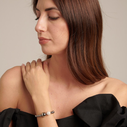 Elegantný perlový náramok Brosway Perfect BPC11