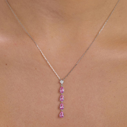 Brosway náhrdelník Fancy Vibrant Pink FVP112