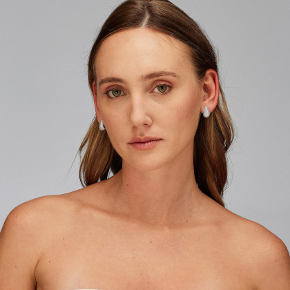 Strieborné náušnice Brosway Fancy Infinite White FIW125