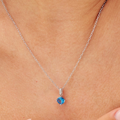 Prívesok so zirkónmi Brosway Fancy Freedom Blue FFB15