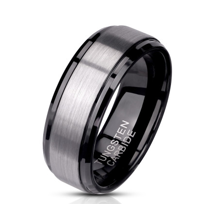 Čierny pánský prsteň SERTU08K