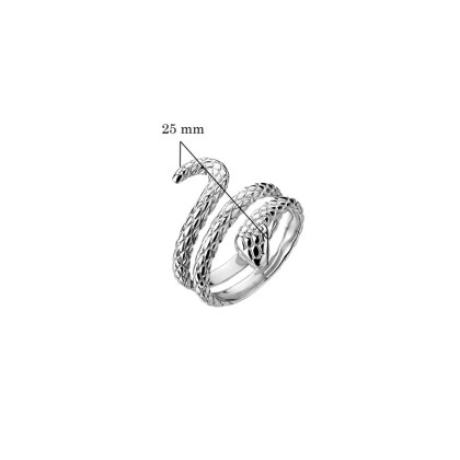 Hadí prsteň z chirurgickej ocele SERS0631