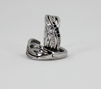 Strieborné náušnice so zirkónmy 312715001