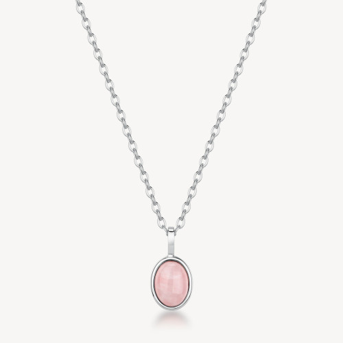 Štýlový dámsky náhrdelník Brosway s ruženínom BNL131