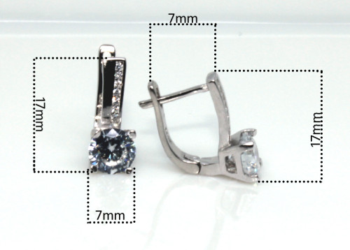 Náušnice so zirkónmi 305915