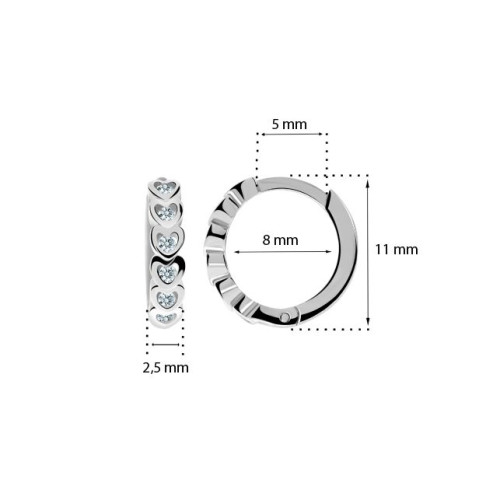 Detské náušnice Cutie Jewellery C3339B