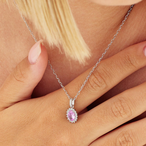 Prívesok so zirkónmi Brosway Fancy Vibrant Pink FVP13