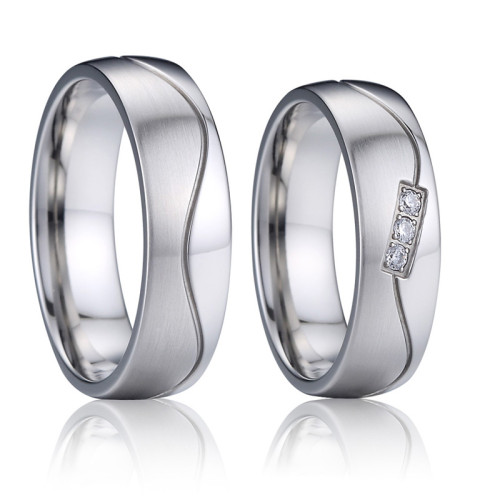 Snubné prstene z chirurgickej ocele SPPL037
