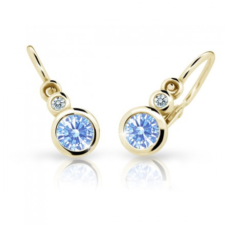 Detské naušničky C1984Z-Arctic Blue