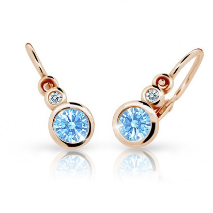 Detské naušničky C1984R-Arctic Blue