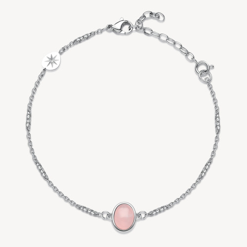 Dámsky oceľový náramok Brosway s ruženínom BNL141