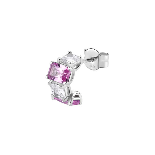 Dámské stříbrné náušnice Brosway Fancy Vibrant Pink FVP08