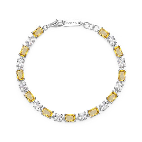 Strieborný náramok Brosway Fancy Energy Yellow FEY15