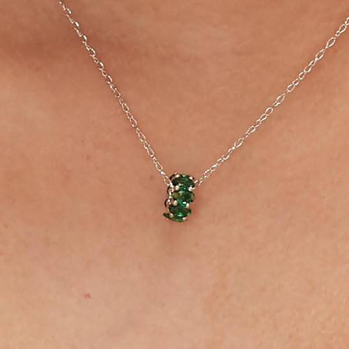 Korálik so zirkónmi Brosway Fancy Life Green FLG01