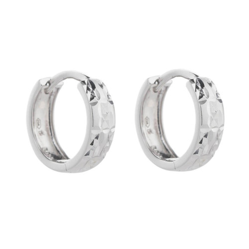 Náušnice kruhy strieborné 305986006