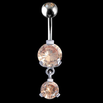 Piercing do brucha z chirurgickej ocele 19-CHM