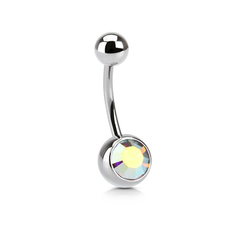 Piercing do pupiku chirurgická oceľ SENS03-AB