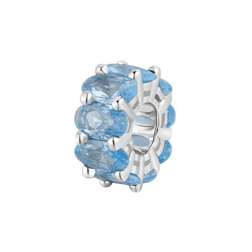 Prívesok v tvare korálku so zirkónmi Brosway Fancy Cloud Light Blue FCL01