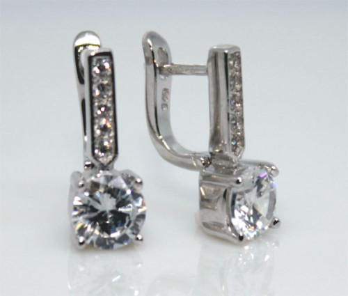 Náušnice strieborné 307448