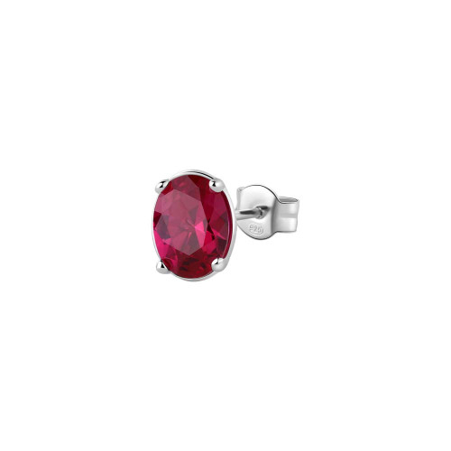 Strieborná náušnice s kamienkom Brosway Fancy Passion Ruby FPR06