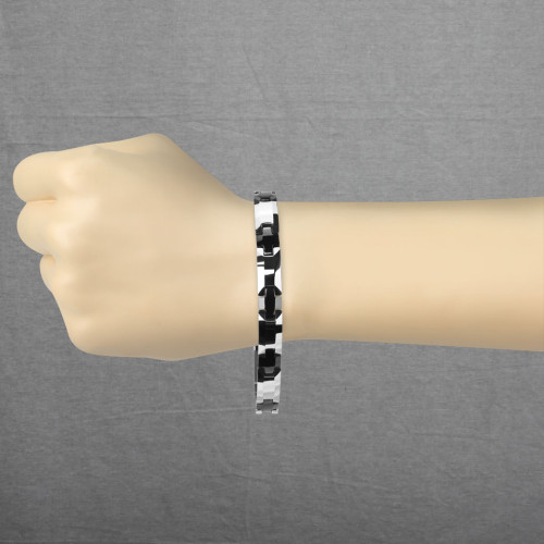 Elegantný magnetický náramok z volfrámu SESTUB011