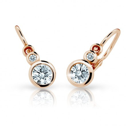 Detské naušničky C1984R-White