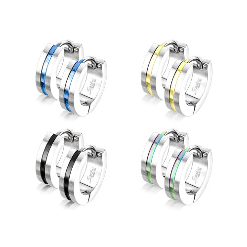 Náušnice z chirurgickej ocele krúžky 3517