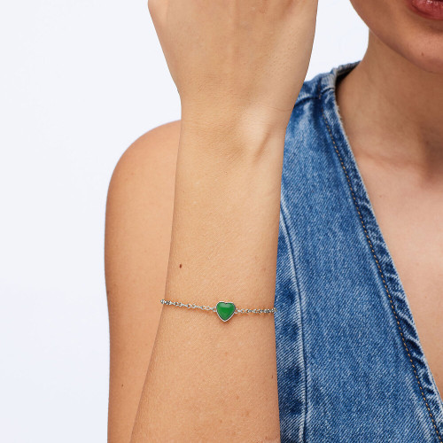 Moderný dámsky náramok so srdiečkom Brosway ESSENTIAL BNL139