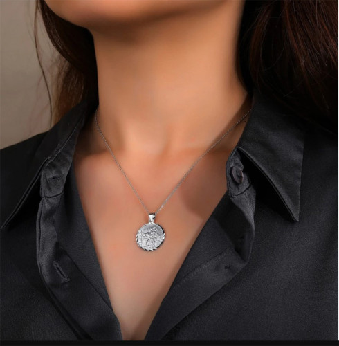 Strieborný náhrdelník pre cestovateľov svätý Krištof 31244001