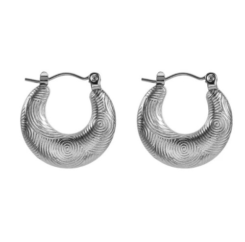 Náušnice z chirurgickej ocele so vzorom MESS52ST