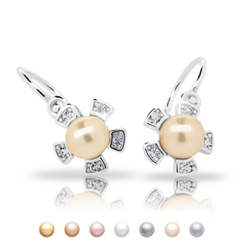 Strieborne detské náušnice C2395