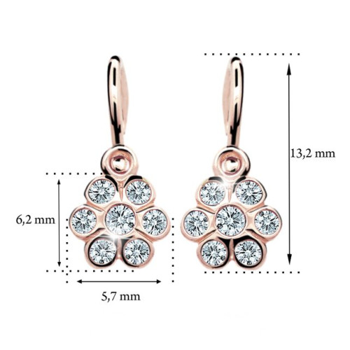 Detské zlaté naušnice Cutie Jewellery C1737R