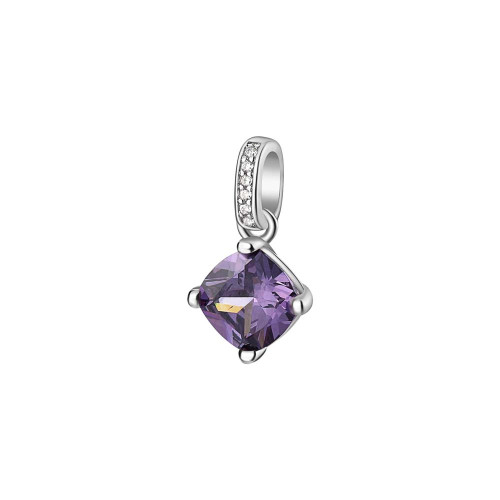 Strieborný prívesok so zirkónmi Brosway Fancy Magic purple FMP25