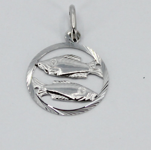 Strieborný prívesok so znamením Ryby 3035840010
