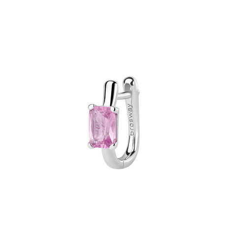 Strieborná náušnice so zirkónom Brosway Fancy Vibran Pink FVP07