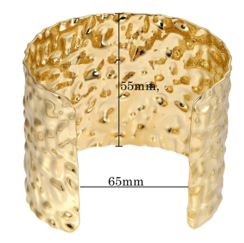 Bangle zlatý z chirurgickej ocele MBSG19GD