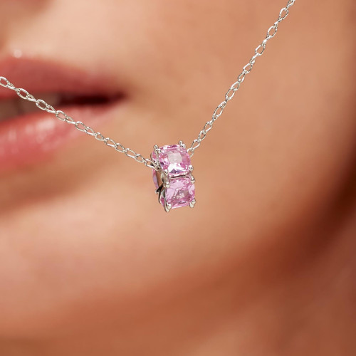Korálik so zirkónmi Brosway Fancy Vibrant Pink FVP04