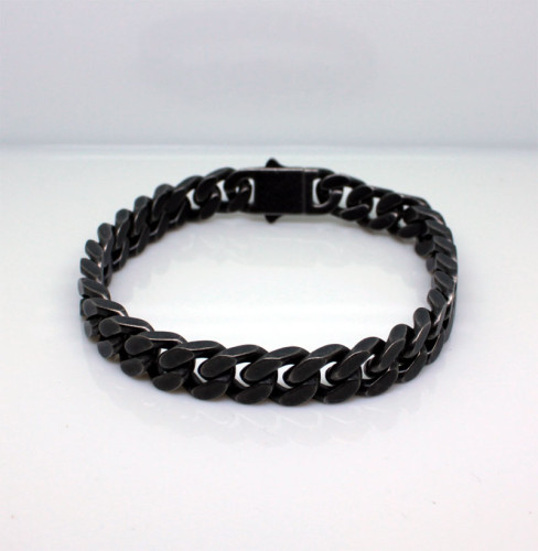 Oceľový náramok v pištoľovej šedi WJHN246B