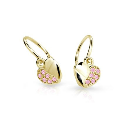 Detské náušnice Cutie Jewellery C2160Z-Pink