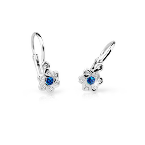 Detské náušnice Cutie Jewellery C2149B-Blue Dark