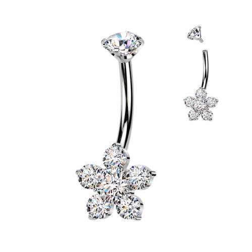 Piercing do pupku z titánu SETIN70-ST
