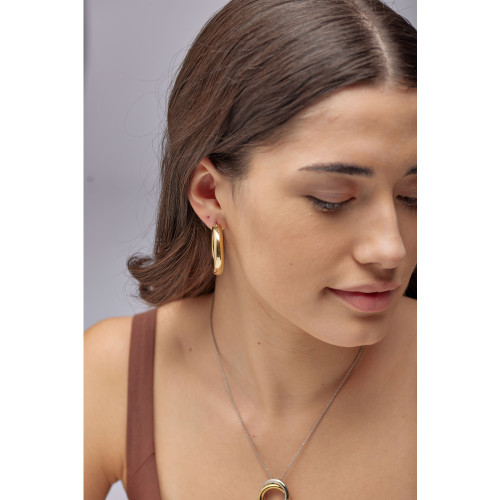 Elegantné náušnice krúžky Brosway Aura BAU25