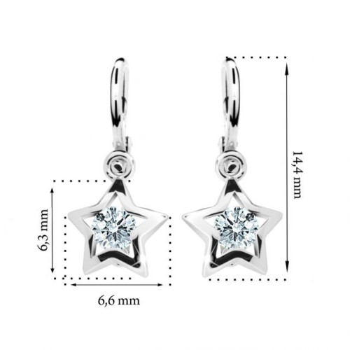 Detské naušnice zlaté C1942