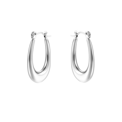 Oceľové náušnice oválky WJHE1103ST