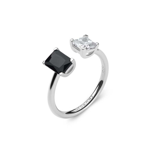 Prsteň so zirkónmi Brosway Fancy Mistery Black FMB10