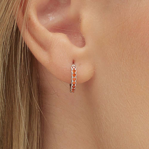 Náušnice so zirkónmi Brosway Fancy Orange FVO16-1Ks