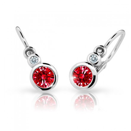 Detské naušničky C1984B-Ruby Dark