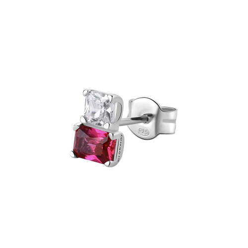 Náušnice so zirkónmi Brosway Fancy Passion Ruby FPR07