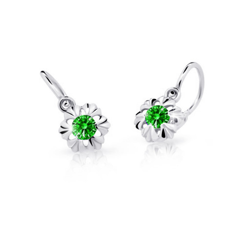 Detské zlaté náušnice C2213B-Green