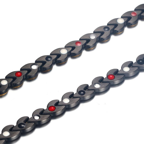 Náhrdelník z chirurgickej ocele lístočky SEJCF003BG